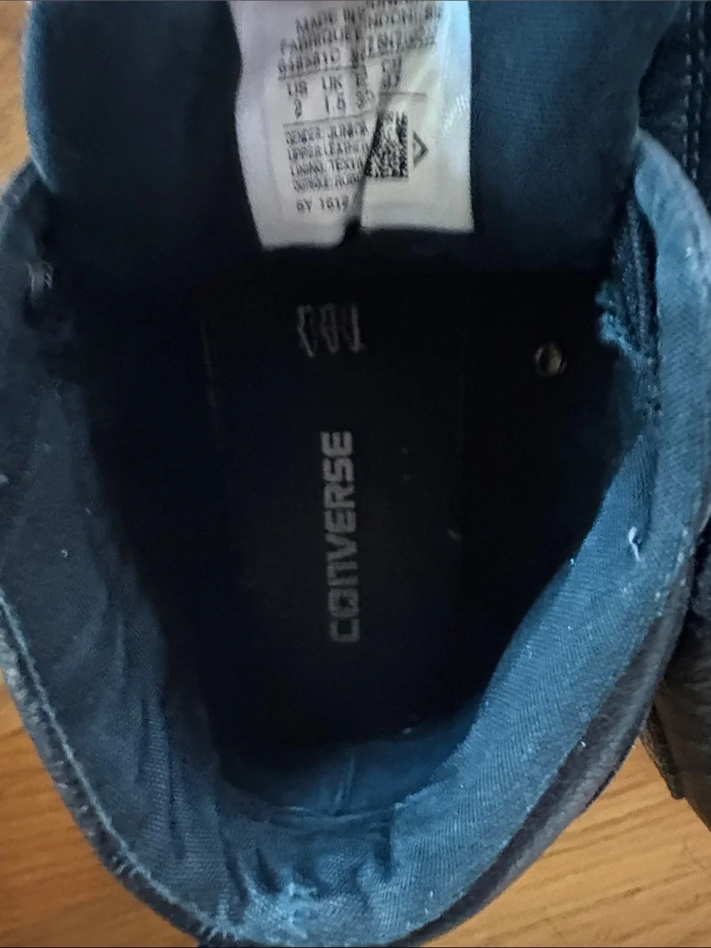 Converse kids high